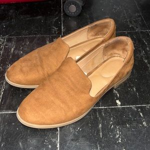 Universal Thread Microsuede Brown Loafers